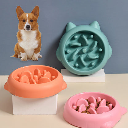 Slow Feeder Dog Bowl – Healthy Eating Made Fun & Safe!