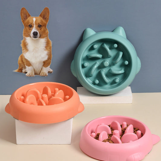 Slow Feeder Dog Bowl – Healthy Eating Made Fun & Safe!