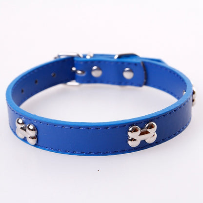 Fashionable Personality Pet PU Neck Ring