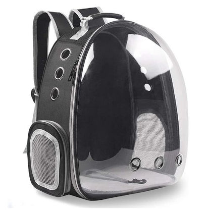 Transparent Capsule Pet Backpack – Travel in Style &amp; Comfort!