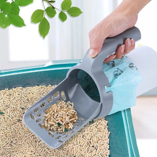 Litter Scooper with Waste Bag System – Effortless Clean-Up