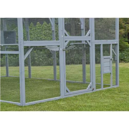 Outdoor Cat House & Playpen – A Safe Haven for Your Furry Friends!