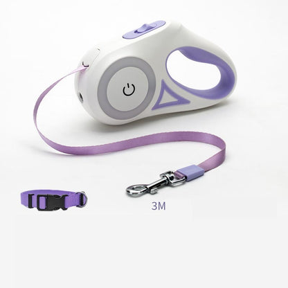 Dog Leash Retractable Collar