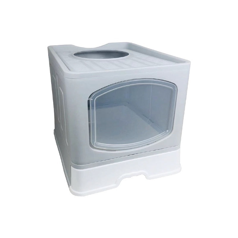 No Plus-sized Folding Litter Box Fully Enclosed Cat Toilet