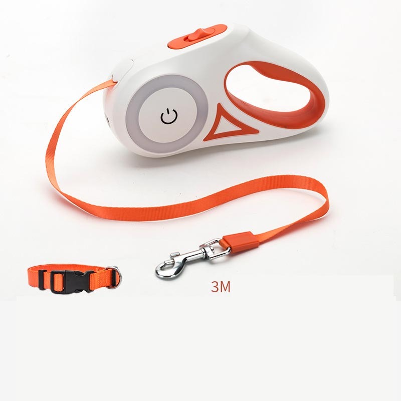 Dog Leash Retractable Collar