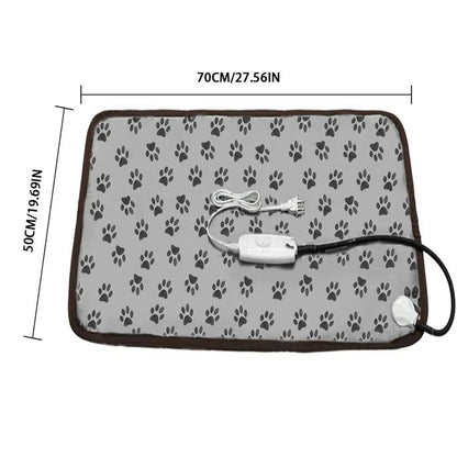 Adjustable Pet Heating Pad Blanket – Warm & Safe Electric Heated Mat for Dogs, Cats & Puppies