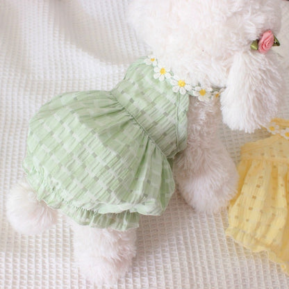 Summer Pet Skirt Cat Teddy Bichon Thin Breathable