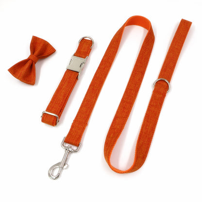Collar Leash, Pet Bow Collar Pet Leash