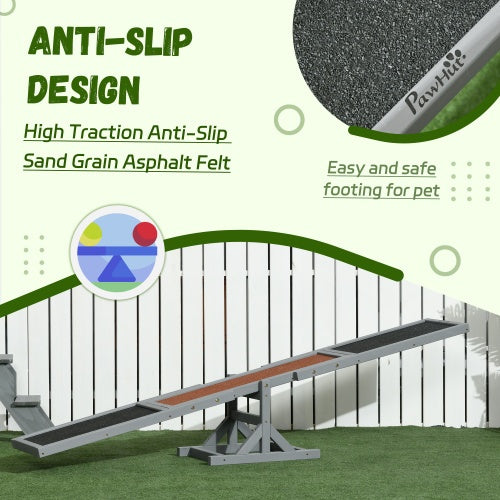 Wooden Dog Agile Seesaw For Training And Exercise