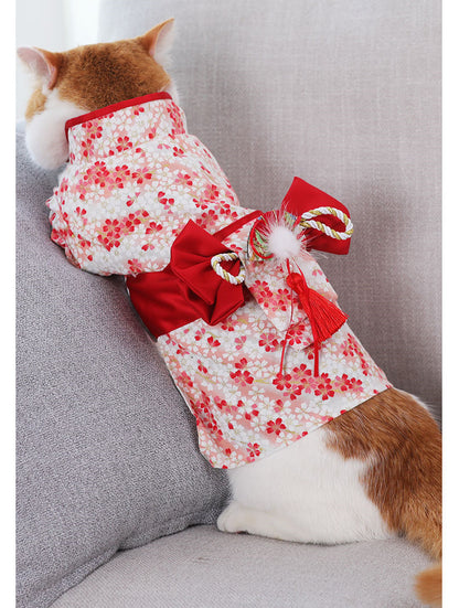 Japanese Style Pet Hanfu – Traditional Elegance for Your Furry Friend!