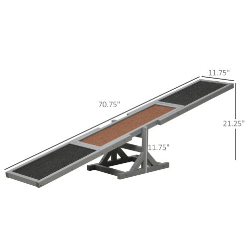 Wooden Dog Agile Seesaw For Training And Exercise