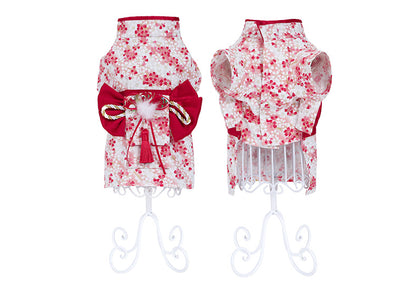 Japanese Style Pet Hanfu – Traditional Elegance for Your Furry Friend!