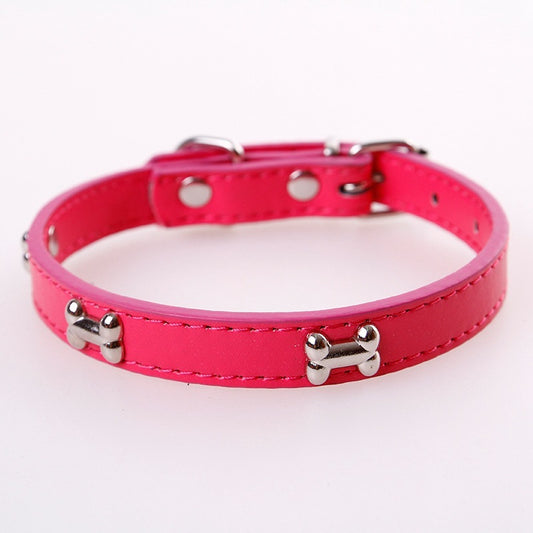 Fashionable Personality Pet PU Neck Ring