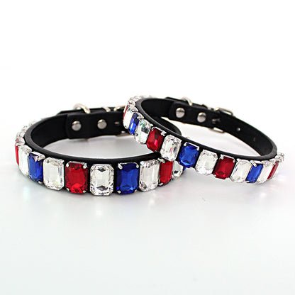 Solid Color Collar Dog Chain
